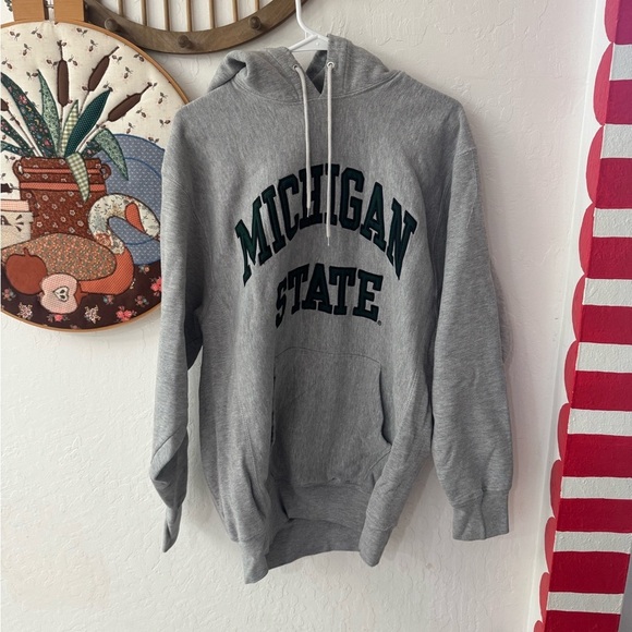 Steve & Barry's Other - Michigan State L Gray Green Hoodie Pullover Steve & Barry’s